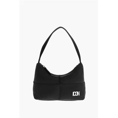 Dsquared2 Quilted Nylon Icon Hobo Bag