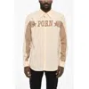 Dsquared2 Satin Shirt With Contrast Print