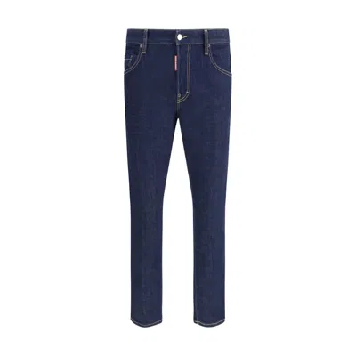 Dsquared2 Skater Jeans In Blue