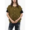 Dsquared2 Sleeveless Crew-neck Sweater With Golden-effect
