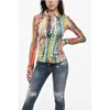 Dsquared2 Woman Shirt Yellow Size L Viscose