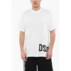 Dsquared2 Slouch T-shirt With Contrasting Logo Print In White