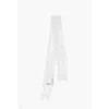 Dsquared2 Solid Color Crochet Scarf With Fringes