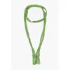 Dsquared2 Solid Color Lurex Slim Foulard