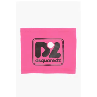 Dsquared² Solid Color Snood With Contrasting Logo