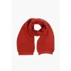 Dsquared2 Solid Color Wool Blend Scarf