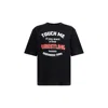 Dsquared2 Black Crewneck T-shirt With Print On The Front