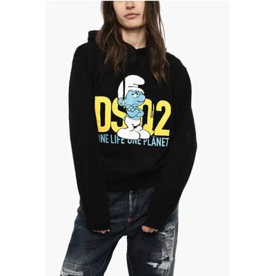 Dsquared² The Smurfs Brushed Cotton Grounchy Hoodie