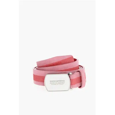 Dsquared2 Two-tone Suede Belt 30mm