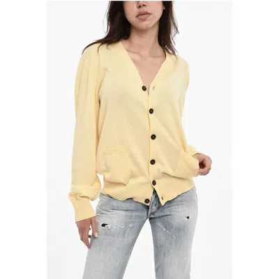 Dsquared2 V-neck Cardigan With Double Breast Pockets