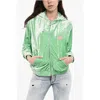 Dsquared2 Velvet Hoodie With Zip Closure