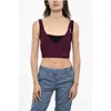 Dsquared2 Woman Top Deep Purple Size L Wool