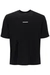 Dsquared2 Dsquared Man Black Cotton T-shirt In Black
