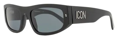 Dsquared2 0016-s Sport Frame Sunglasses In Black
