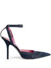 Dsquared2 100mm Denim Pumps In Blue