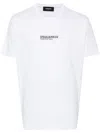 Dsquared2 'cool Fit Tee' White T-shirt With Logo Print On The Front In Cotton Man