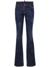 Dsquared2 Medium Rise Denim Flared Jeans
