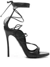 Dsquared2 Open Toe Heeled Sandals For Summer In Black