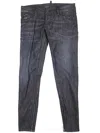 Dsquared2 Jeans With Belt Loops In Black