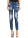 Dsquared2 Jeans With Belt Loops In Blue