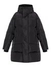 Dsquared2 フーデッド キルティングコート In Black
