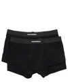Dsquared2 Dsquared Men Pack Of Two Boxers In Black