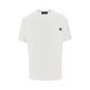 Dsquared2 Black And White Set Of Two T-shirts With Logo On The Front In Cotton Man In White