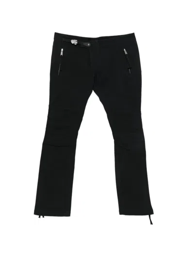 Pre-owned Dsquared2 2000s Buckled-ermbellishment Trousers In Black