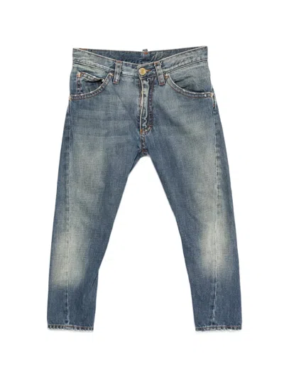 Pre-owned Dsquared2 2000s Cropped Jeans In Blue