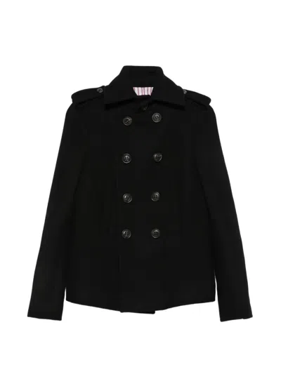 Pre-owned Dsquared2 2000s Double-breasted Jacket In Black