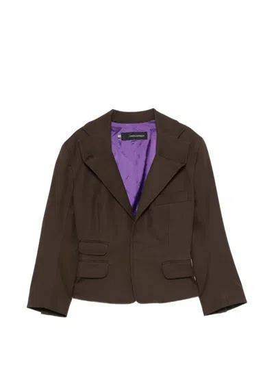 Pre-owned Dsquared2 2000s Notched-lapels Blazer Jacket In Brown