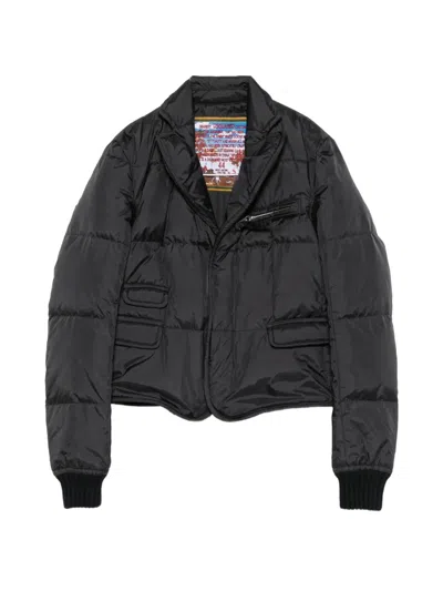Pre-owned Dsquared2 2000s Quilted Down Jacket In Black
