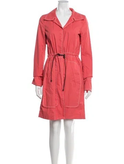 Pre-owned Dsquared2 2005 Trench Coat In Red