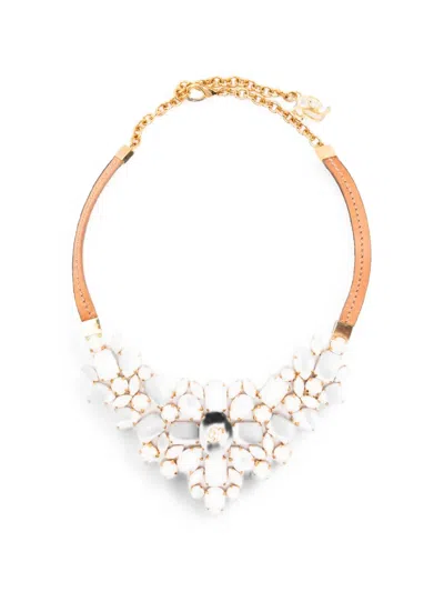 Pre-owned Dsquared2 2010s Crystal-embellished Necklace In 金色