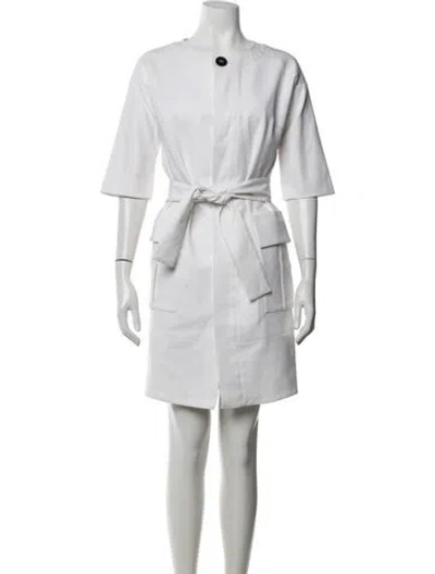 Pre-owned Dsquared2 2014 Knee-length Dress In White