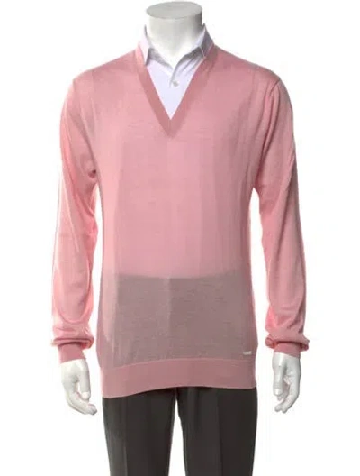 Pre-owned Dsquared2 2018 Cashmere Pullover In Pink