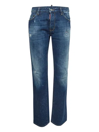 Pre-owned Dsquared2 2024 Distressed-effect Jeans