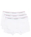 Dsquared2 White Logo Cotton Boxer Briefs Set In White