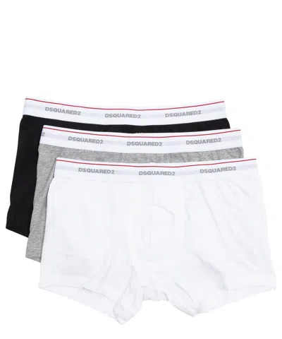 Dsquared2 3 Pack Boxer In White