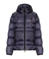 Dsquared2 Quilted Puff Coat With Hood And Relaxed Fit In Black