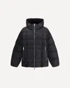 Dsquared2 Men 3d Long Nylon Down Jacket In Black