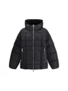 Dsquared2 Men 3d Long Nylon Down Jacket In Black