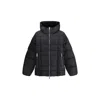 Dsquared2 Men 3d Long Nylon Down Jacket In Black
