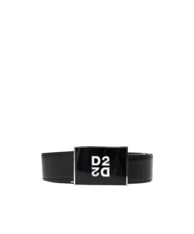 Dsquared2 4 In 1 Belt Gift Box In Black