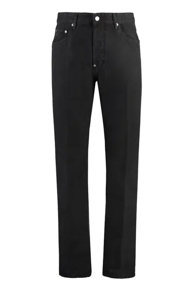 Dsquared2 5-pocket Straight-leg Jeans In Black