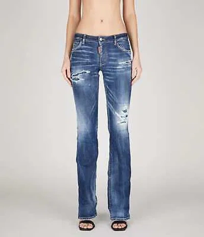 Pre-owned Dsquared2 5 Pockets In Blue