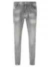 Dsquared2 Dsquared Jeans Con Patch Logo In Gray