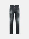 Dsquared2 '642' Black Cotton Jeans In Black