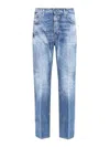 Dsquared2 Men's 642 Denim Cotton Jeans In Azul