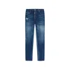 Dsquared2 642 Distressed Jeans In Blue